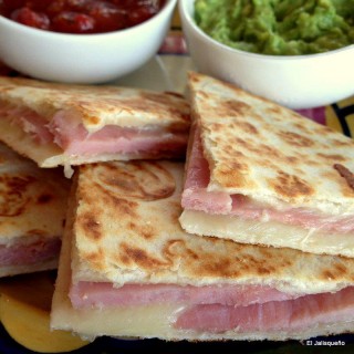 Quesadillas de jamón y queso